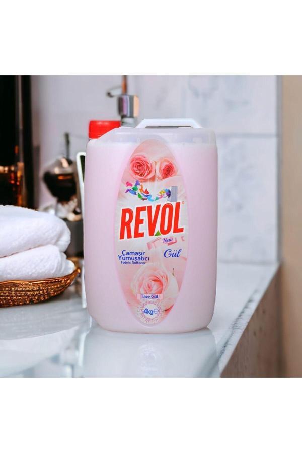 Revol Gül Çamaşır Yumuşatıcısı 3,8 Lt - Image 1