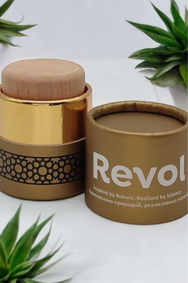 Revol Kristal Mineral Doğal Deodorant Ahşap Rollon 80 Gr - Image 1