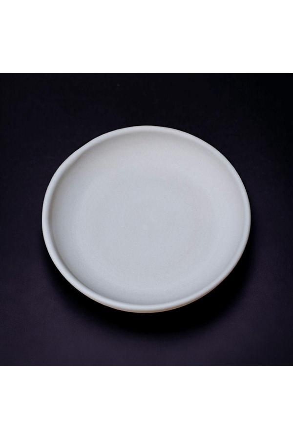 Trend Ucuzluk Dik Kenarlı Step Tabak Seramik Bisküvi 15 Cm - Image 1