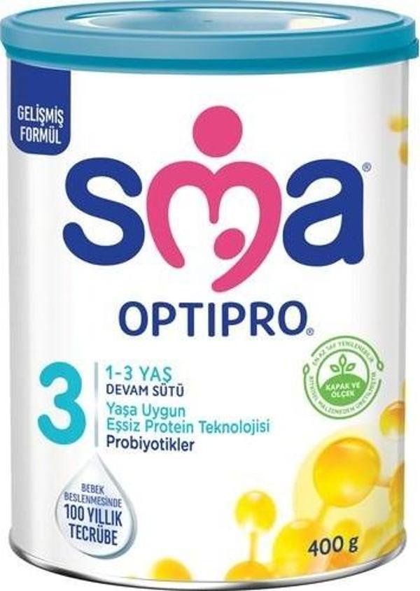 Sma Optipro Probiyotikli 3 400 Gr 1-3 Yaş Devam Sütü - Image 1