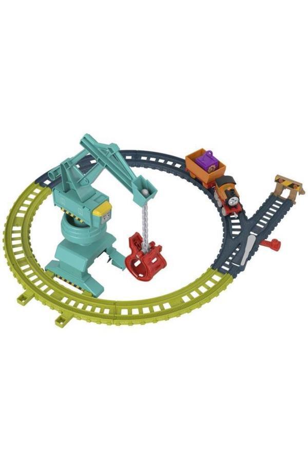 Thomas & Friends Nia & Tess Lift & Yükleme İstasyonu HHV80 Sür Bırak Tren Seti - Image 1