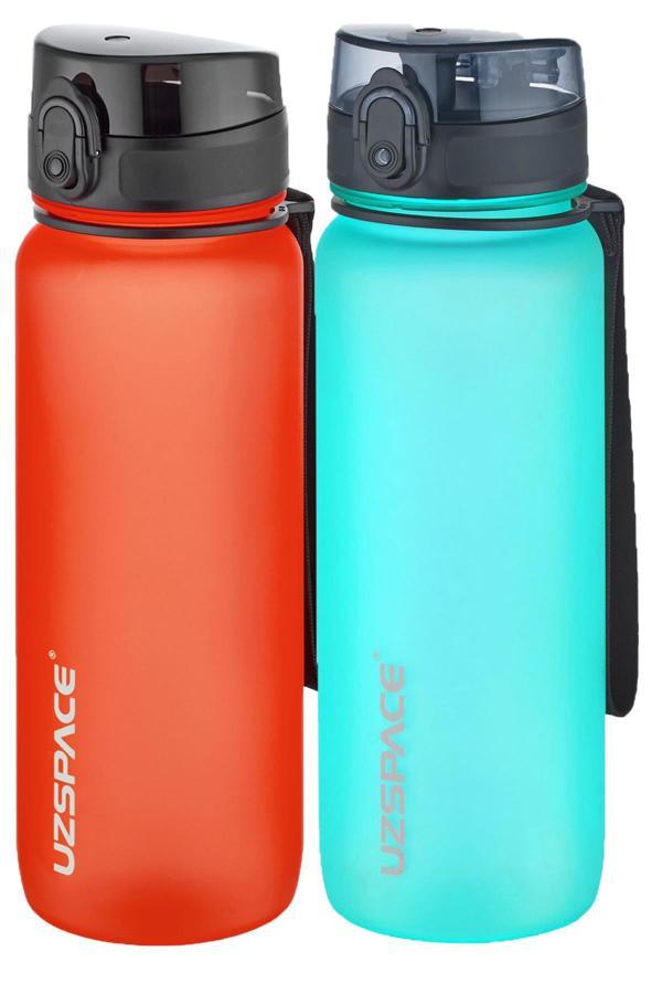 Uzspace 2'li Tritan Matara Seti 800 ml 14 Farklı Renk Seçeneği FiftyFifty - Image 1
