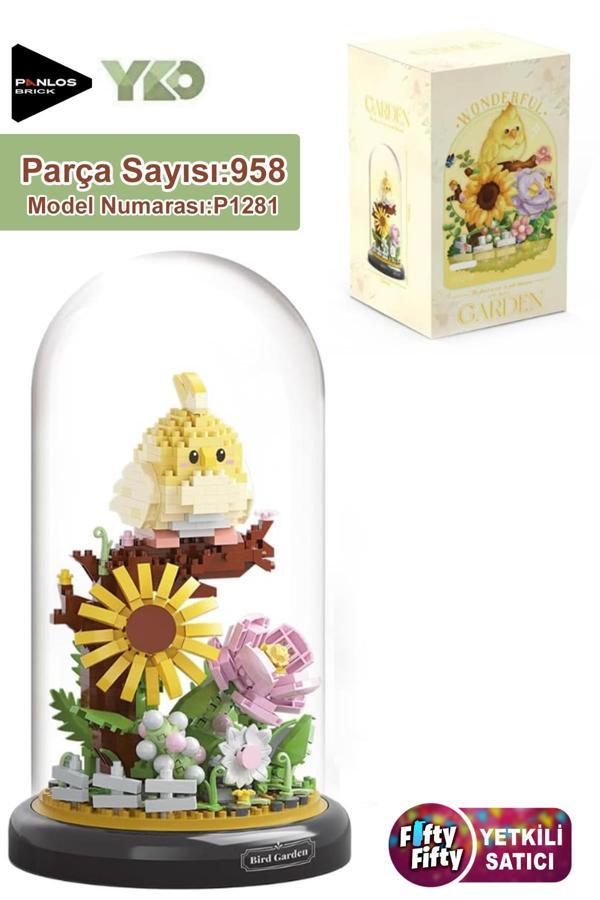 Panlos Yko Serisi Dekoratif ve Koleksiyonluk Papağan Modeli 958 Parça Yapım Seti -FFP1281 - Image 1