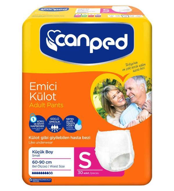 Canped Emici Külot Küçük Boy S 30'lu Hasta Bezi - Image 1