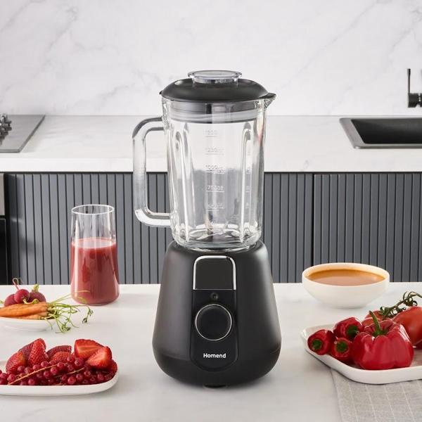 Homend Vintage Blendsetter 4927H Table Blender Siyah 1000W - Image 1