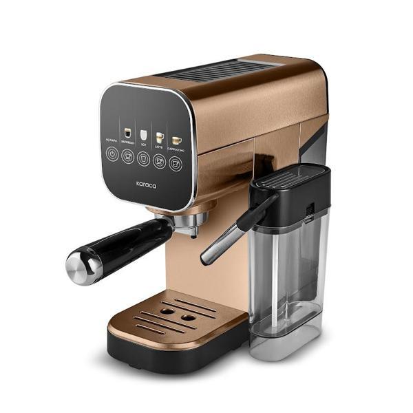 Karaca MyCaffe Barista S20 Entegre Süt Hazneli Otomatik Espresso ve Latte Makinesi Amber 900 ml 1360W - Image 1
