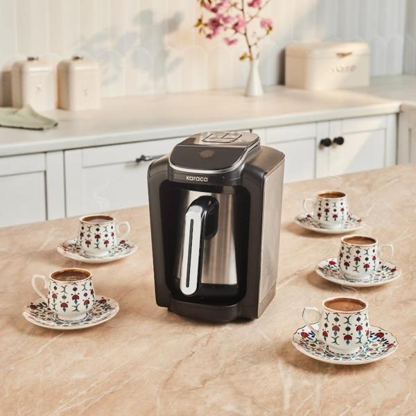 Karaca Hatır Neo Inox Çelik Cezveli Türk Kahve Makinesi - Image 1