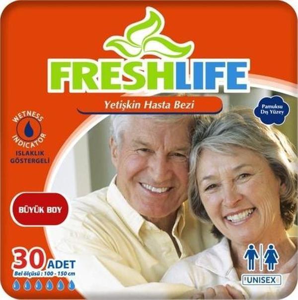 Freshlife Large Beden Büyük Boy Yetişkin Hasta Bezi 30 Adet - Image 1