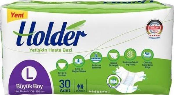 Holder Large Yetişkin Hasta Bezi - 30 Adet - Image 1