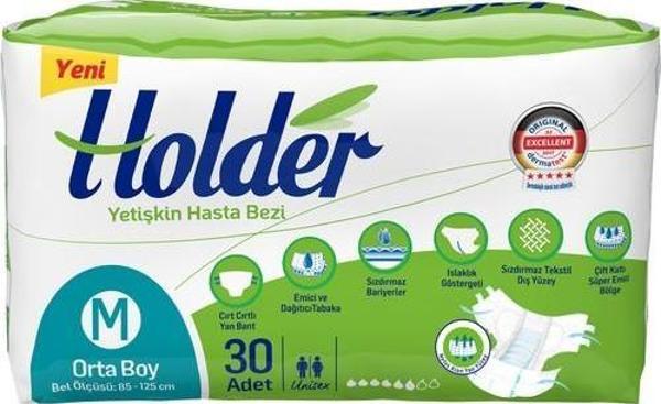 Holder Medium Yetişkin Hasta Bezi - 30 Adet - Image 1