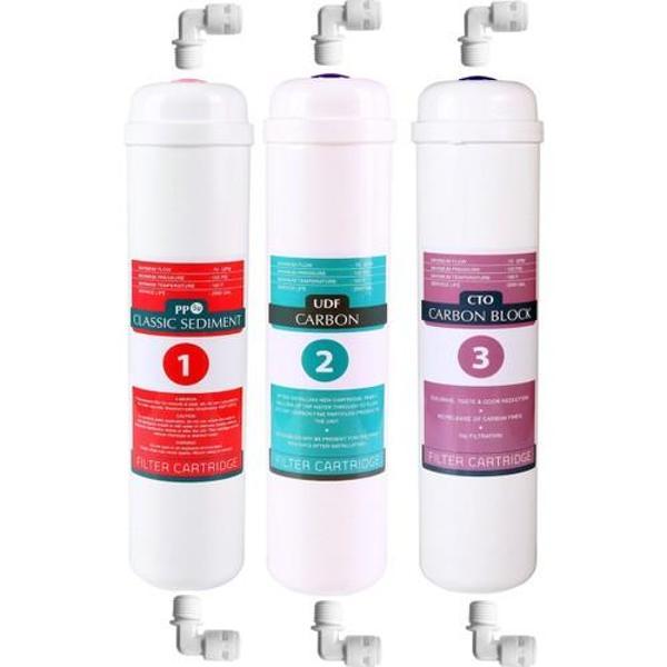 E-Water Ihlas Aura Cebilon Plus Uyumlu 3'lü Filtre Seti Ihlas Uyumlu Inline Filtre Seti - Image 1