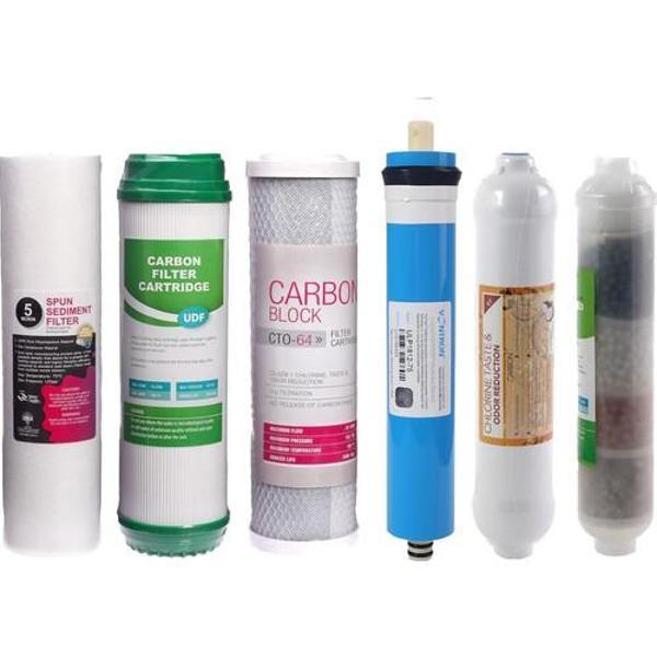 E-Water Su Arıtma Cihazı 6'lı Filtre Seti Vontron Membranlı 4'lü Mineral Filtre - Image 1