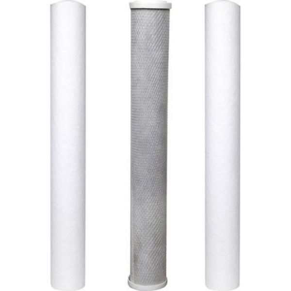 Watermanya Su Arıtma 20'' Filtre Seti 5 Mikron + Blok Karbon + 1 Mikron - Image 1