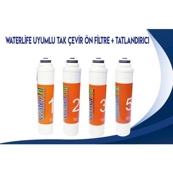 Mikron Waterlife Filtre Takımı 4'lü Set Su Arıtma Cihazı Filtresi - Image 1