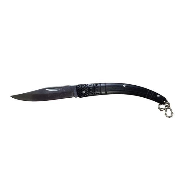 Kılçık Outdoor Çakı 16CM Manuel Işlemeli Sap Siyah - Image 1