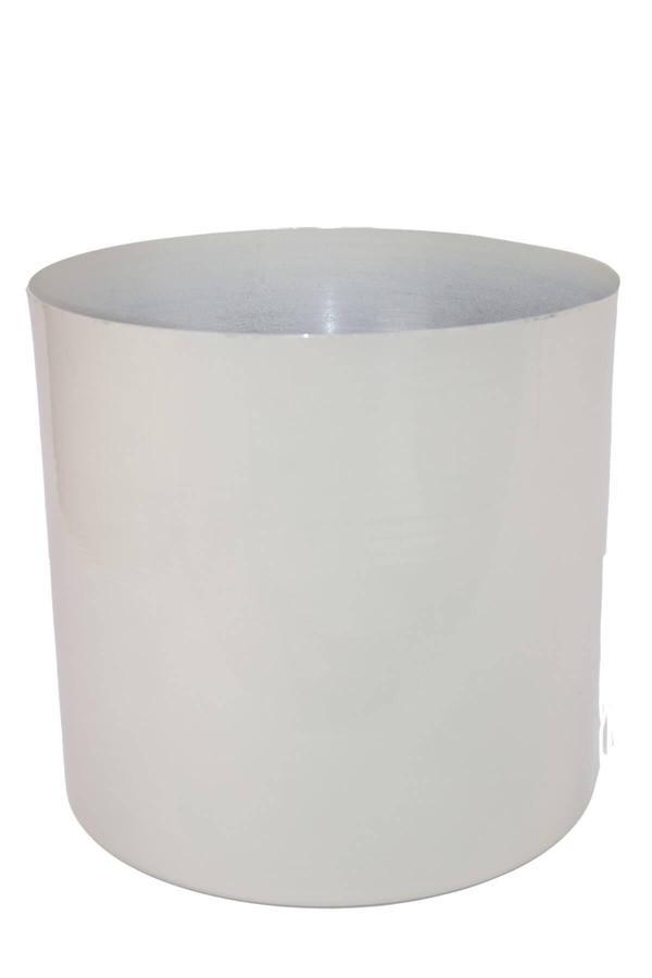 Metal Beyaz Saksı 30*30*30 - Image 1
