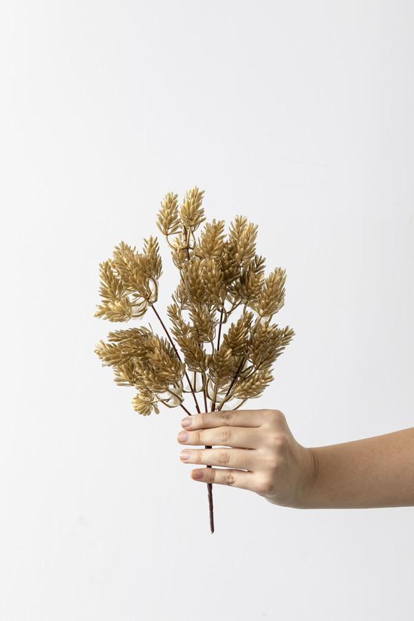 Yapay Çamdalı Demeti Gold 30 Cm 5 Dal(Uv) - Image 1