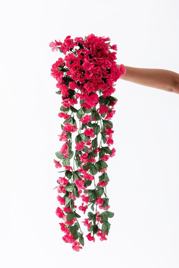 Yapay Begonvil Çiçeği 75 cm Fuşya 22 dal - Image 1