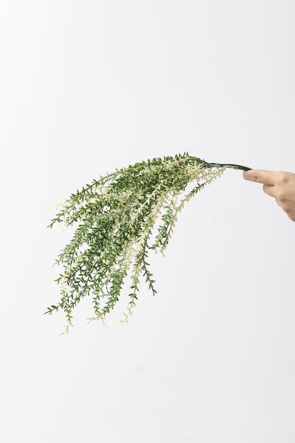 Yapay Cipso Demeti Yeşil Krem 50 Cm 7 Dal(Uv) - Image 1