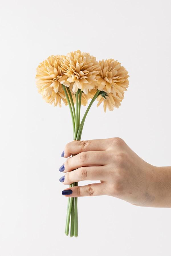 Yapay Kasımpatı Çiçeği Sarı 25 Cm 7 Dal - Image 1