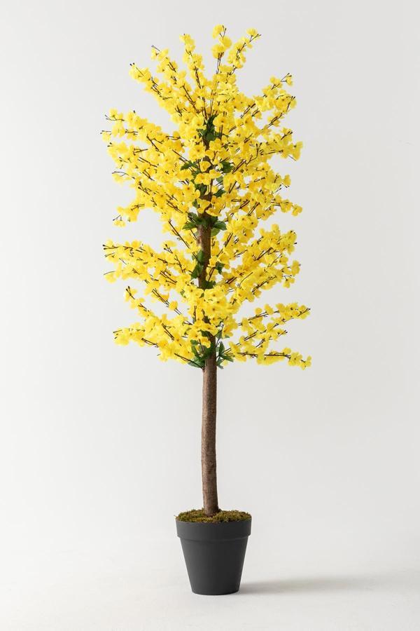 Yapay Bahar Dalı Ağacı Sarı 180 Cm 81 Dal - Image 1