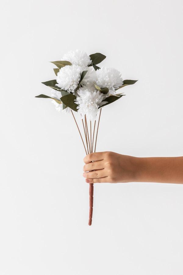 Yapay Kasımpatı Çiçeği Beyaz 45 Cm - Image 1