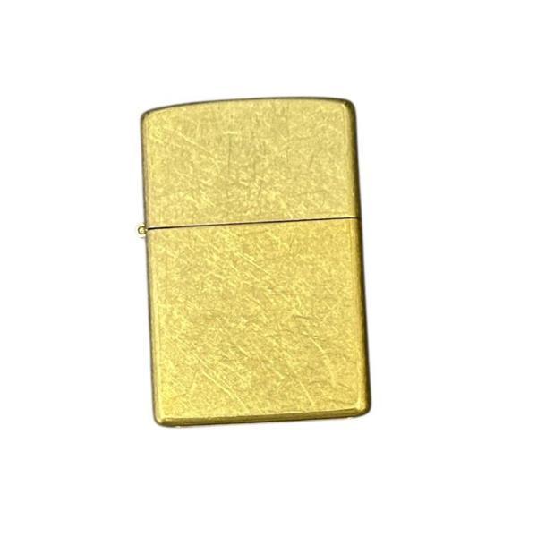 Zippo Regular Tumbled Brass Çakmak 49477-086827 (4-2) - Image 1