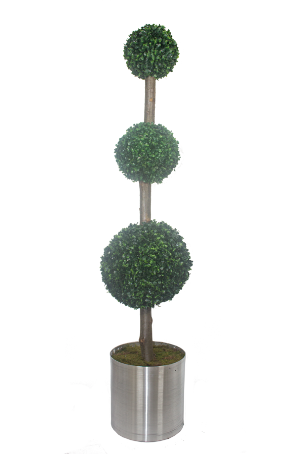 Yapay Ağaç Top Şimşir 3 Gövdeli 160 Cm - Image 1