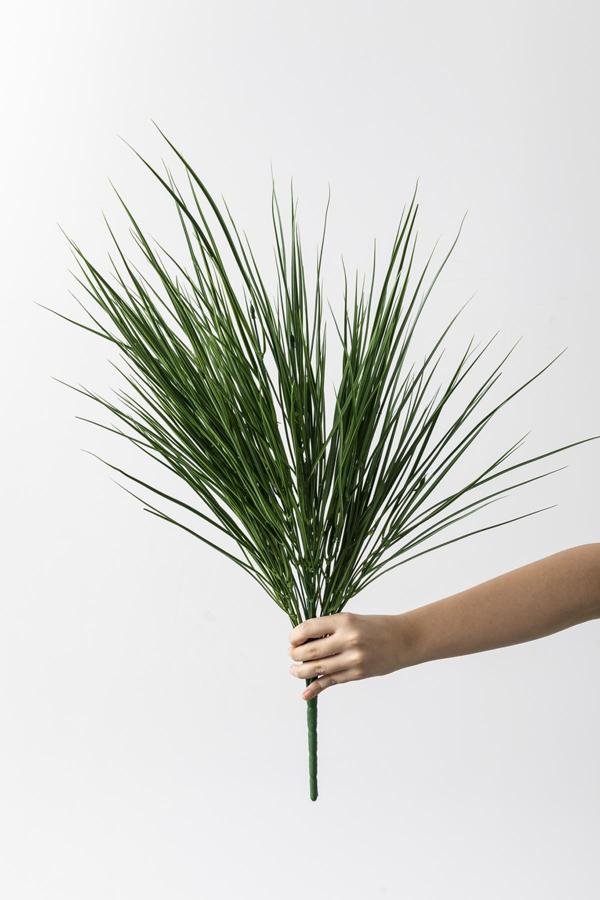 Yapay Büyük İnce Saz Demeti Yeşil 70 Cm 24 Dal - Image 1