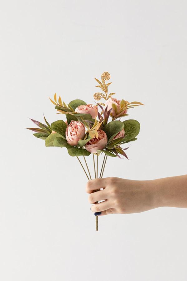 Yapay Şakayık Demeti 30 Cm 6 Dal Pembe - Image 1