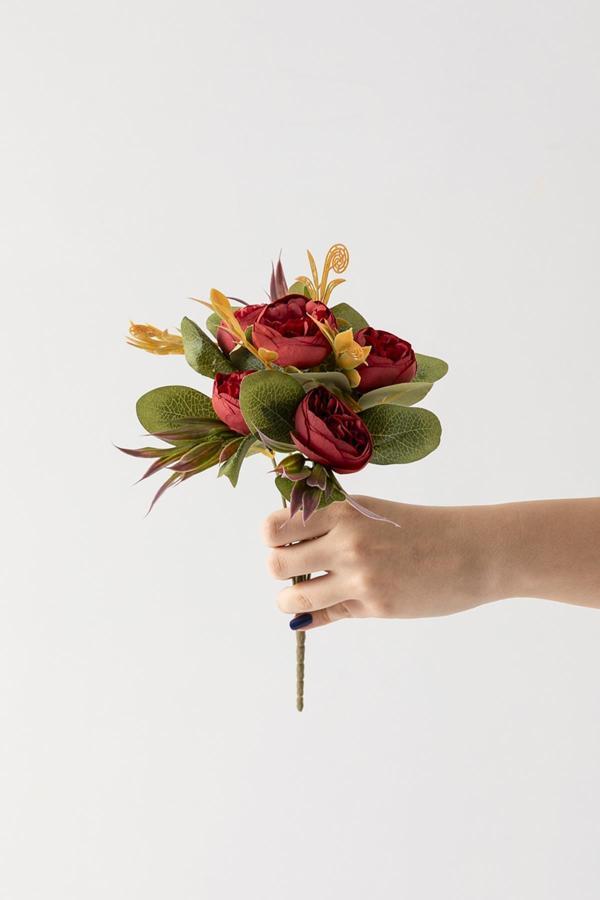 Yapay Şakayık Demeti 30 Cm 6 Dal Kırmızı - Image 1