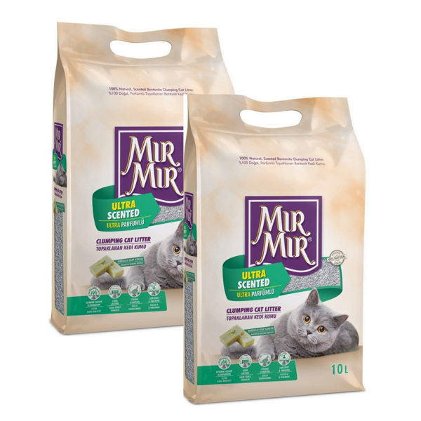 MırMır Marsilya Sabunu Koulu Kedi Kumu 10 L x 2 Adet - Image 1
