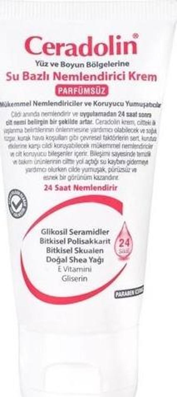 Ceradolin Parfümsüz Su Bazlı 50 Ml Nemlendirici Krem - Image 1