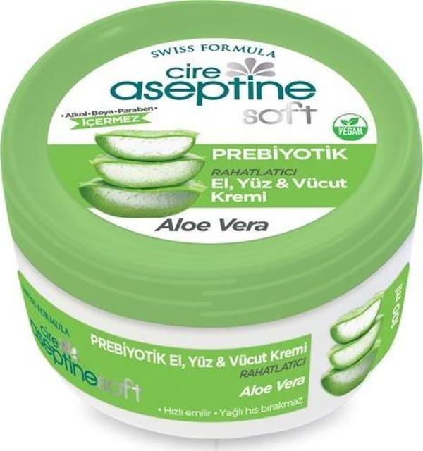 Cire Aseptine Soft Aloe Vera Nemlendirici Bakım Krem 100 Ml - Image 1