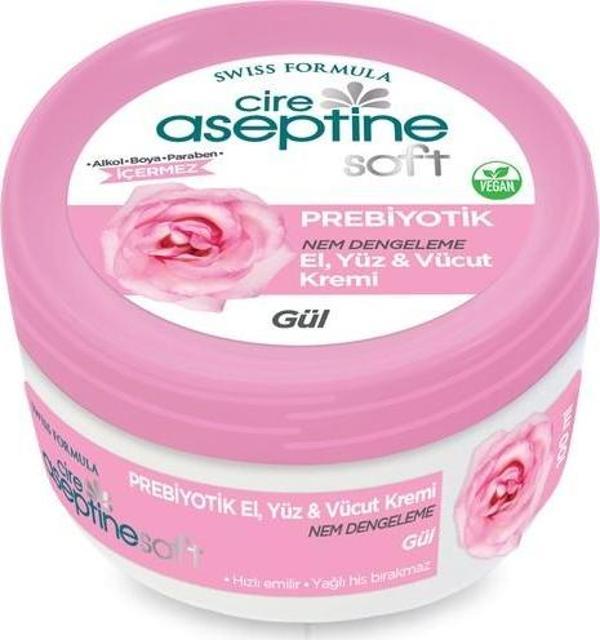 Cire Aseptine Soft Gül Nemlendirici Bakım Krem 100 Ml - Image 1