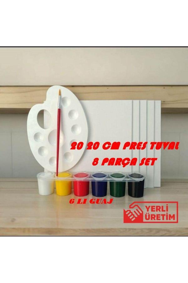 Mercan Tuval Mercan Pres Tuval Seti 8 Parça - Image 1