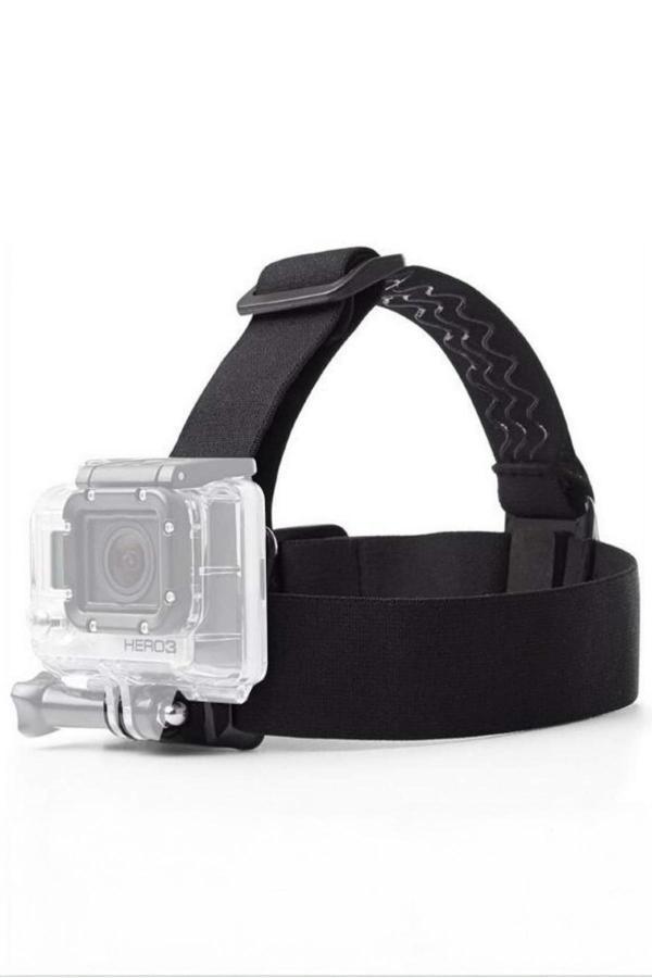 GoPro Aksiyon Kamera ile Uyumlu Kafa Bandı Head Strap Tutucu - Image 1
