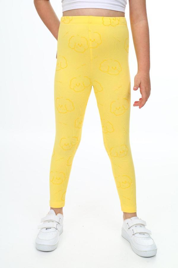 Toontoy Kız Çocuk Baskılı Tayt - Image 1
