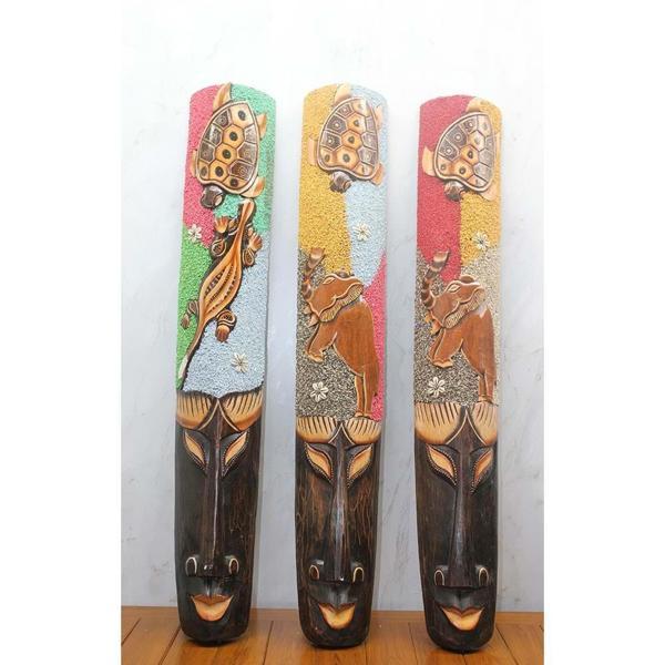 Ahşap Duvara Asmalı 1 Metre Maske - Image 1