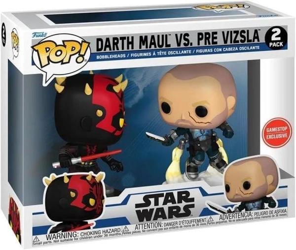 Funko Pop Star Wars Clone Wars Darth Maul vs Pre Vizsla Figür - Image 1