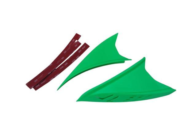 Motospartan Kask Boynuzu Yeşil Yarışçı Tipi - Image 1
