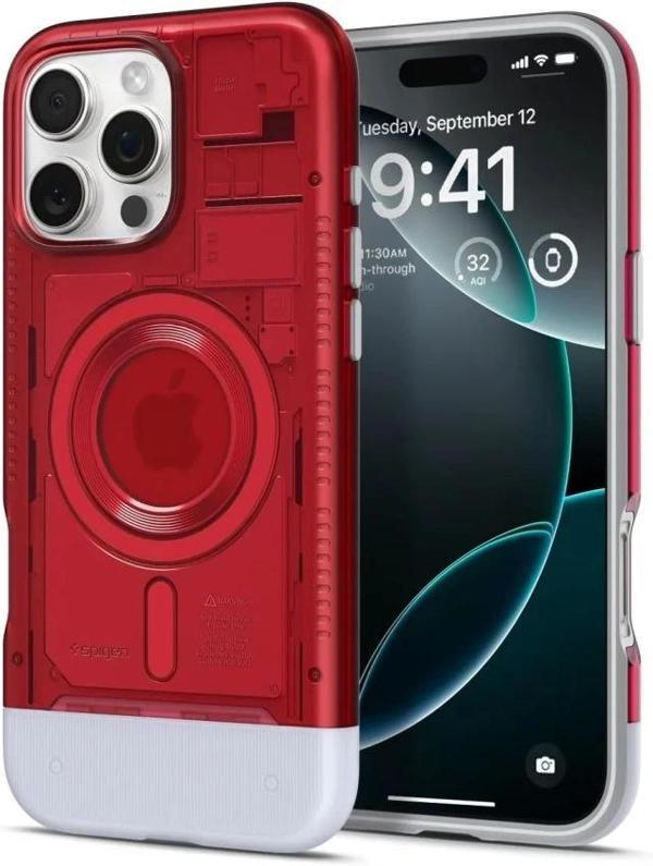 Spigen iphone 15 Pro Manyetik Klasik C1 MagFit Kılıf - Image 1
