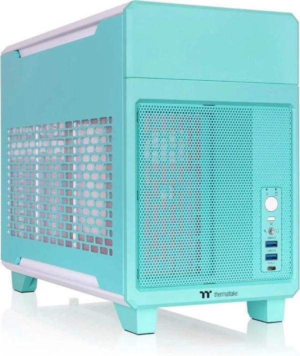 Thermaltake Core V21 SPCC Mikro ATX Mini ITX Cube Oyun Bilgisayarı Kasası - Image 1