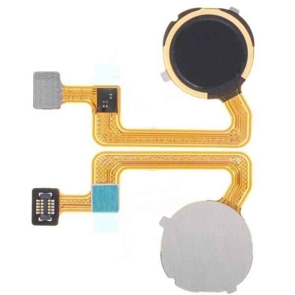 Xiaomi Redmi 12C Uyumlu Parmak İzi Tuş + Film  SİYAH 22120RN86G - Image 1