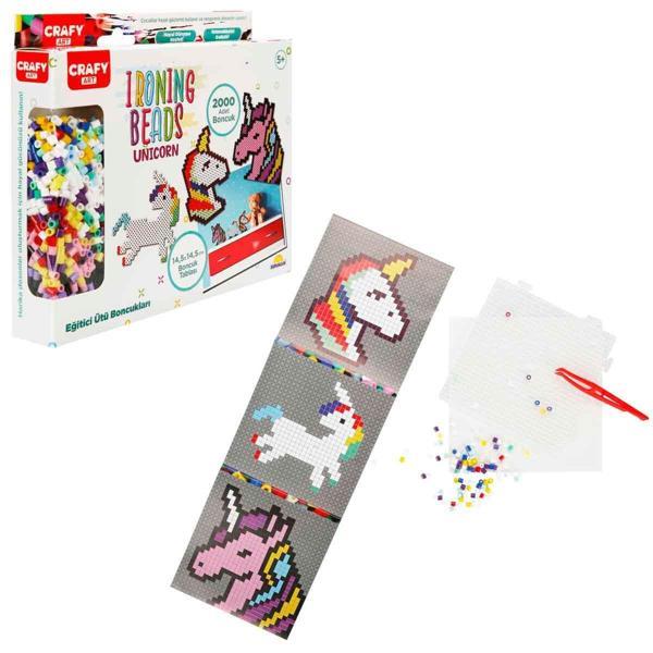 Crafy Ütü ile Yapışan Unicorn Boncuk Seti - Image 1