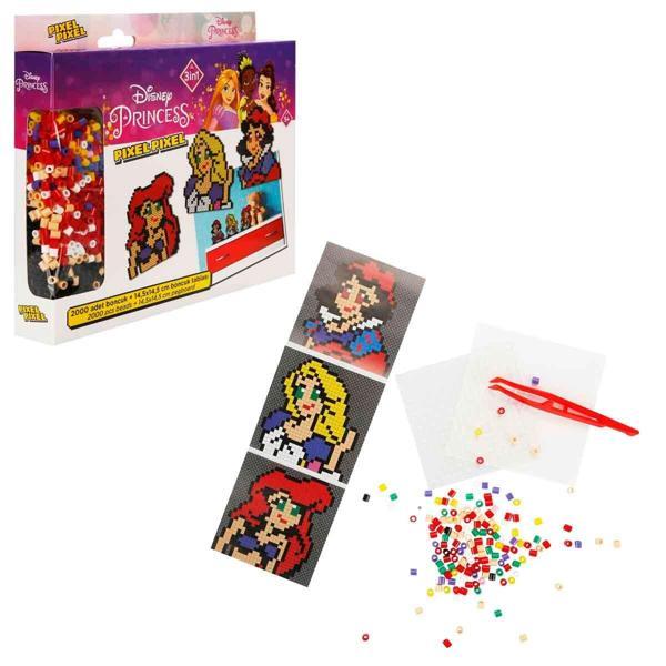 Disney Princess 3in1 Pixel Pixel Boncuk Aktivite ve Oyuncak Seti - Image 1