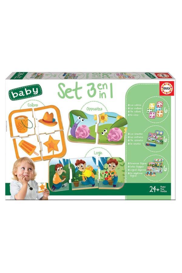 Puzzle 3 In 1 Baby Set 18123 - Image 1