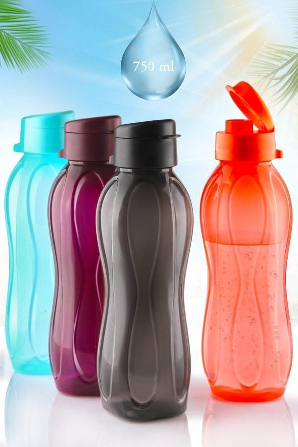 Eco Kolay Kapak Bpa Içermeyen Su Matarası - Su Şişesi 750 Ml - Image 1