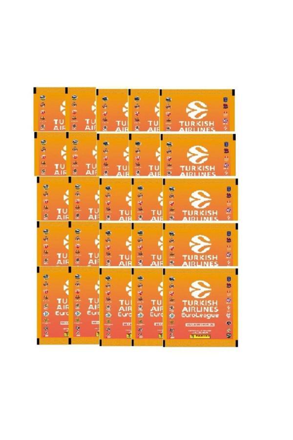 2024-25 Turkish Airlines EuroLeague Panini Official 25li Paket (125 Sticker) Sticker Collection - Image 1