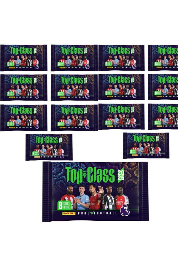 Premier League Top Class Trading Cards 2025 15 Paket (120 Kart) - Image 1